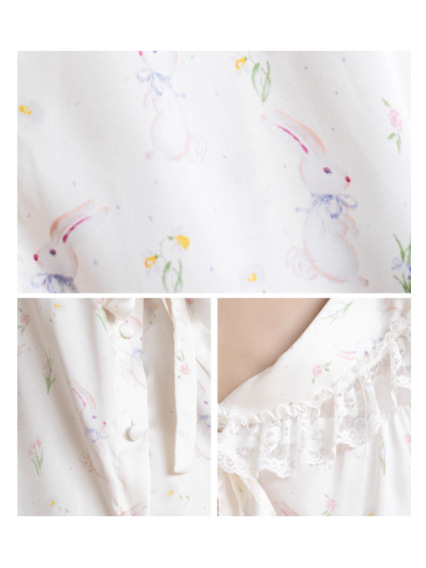 Fairy Meadow Bunny Lace Pajama