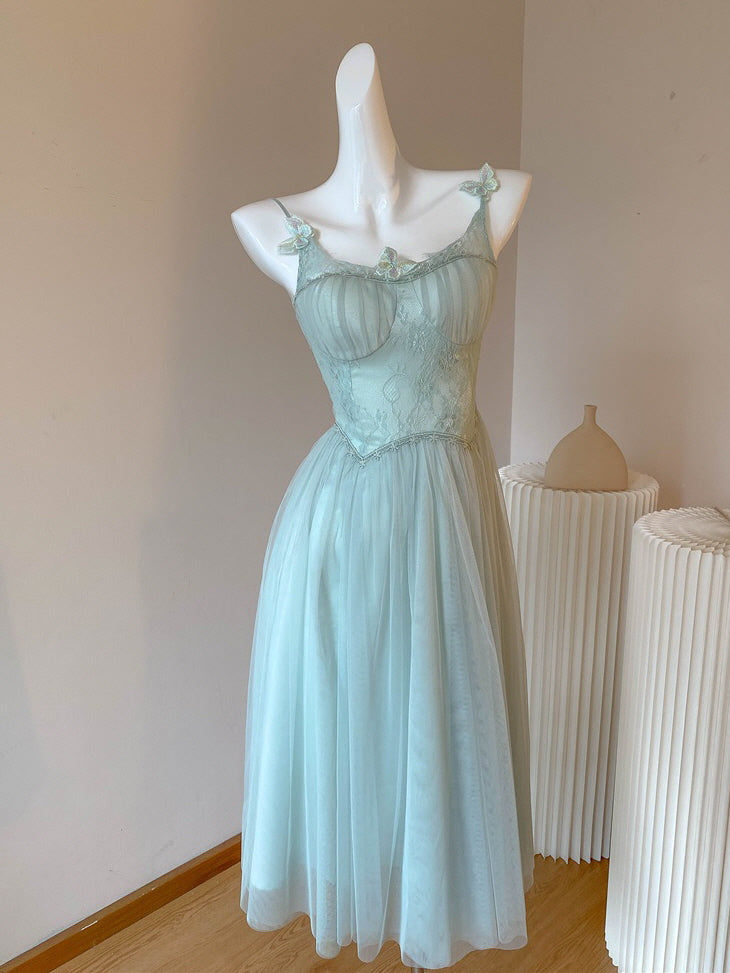 Sophia's Mint Butterfly Dress