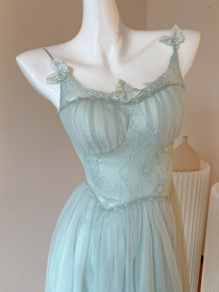 Sophia's Mint Butterfly Dress