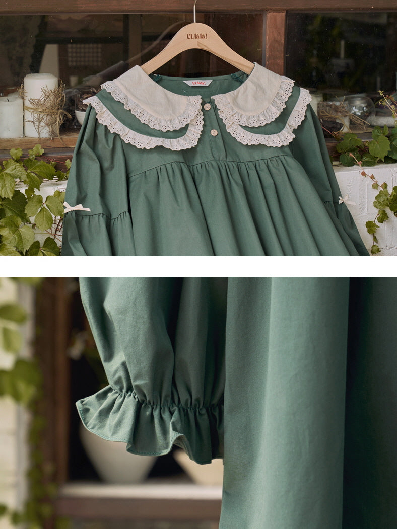 Anne's Green Vintage Roomwear