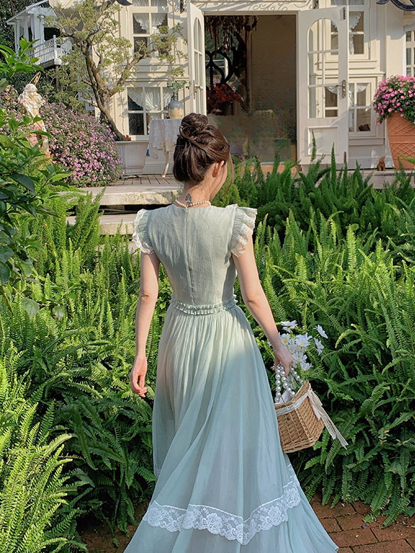 Lily's Enchanted Garden Mint Dress