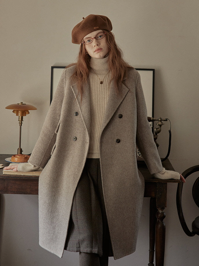 Timeless Wool Double-Breasted Coat