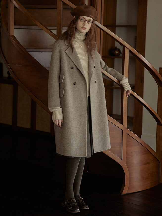 Timeless Wool Double-Breasted Coat