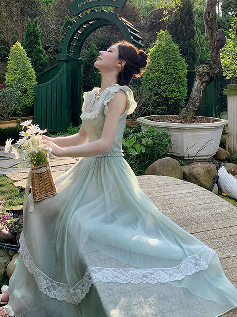 Lily's Enchanted Garden Mint Dress