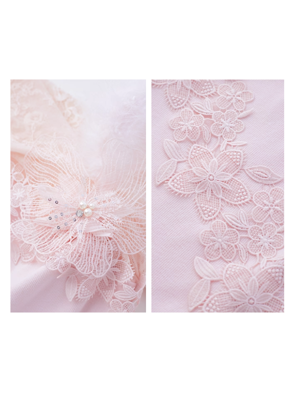 Rose Elegance Off-Shoulder Lace Dress