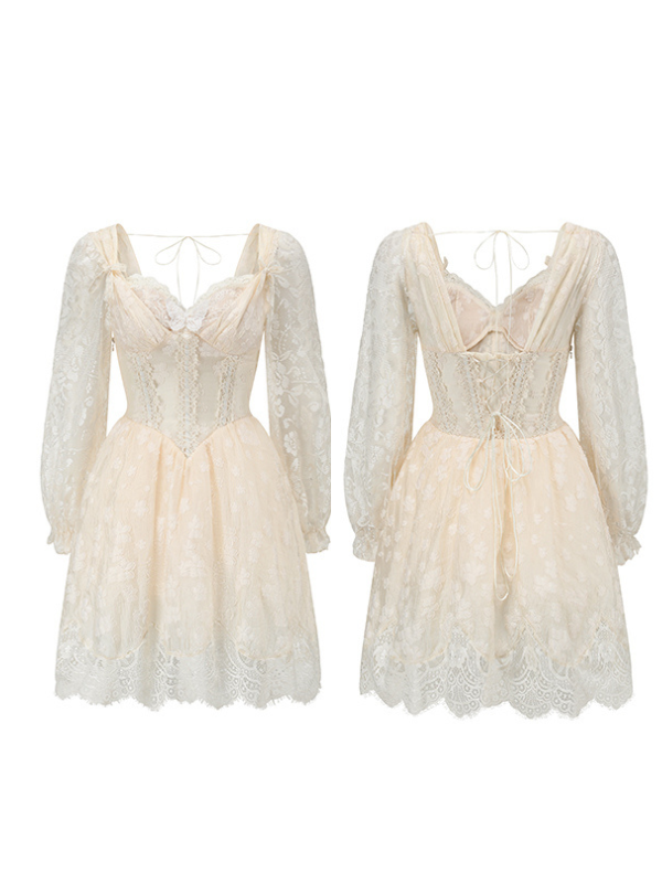 Butterfly Enchantment Lace Dress