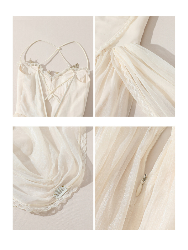 Golden Dove Ivory Fairytale Plus Size Dress