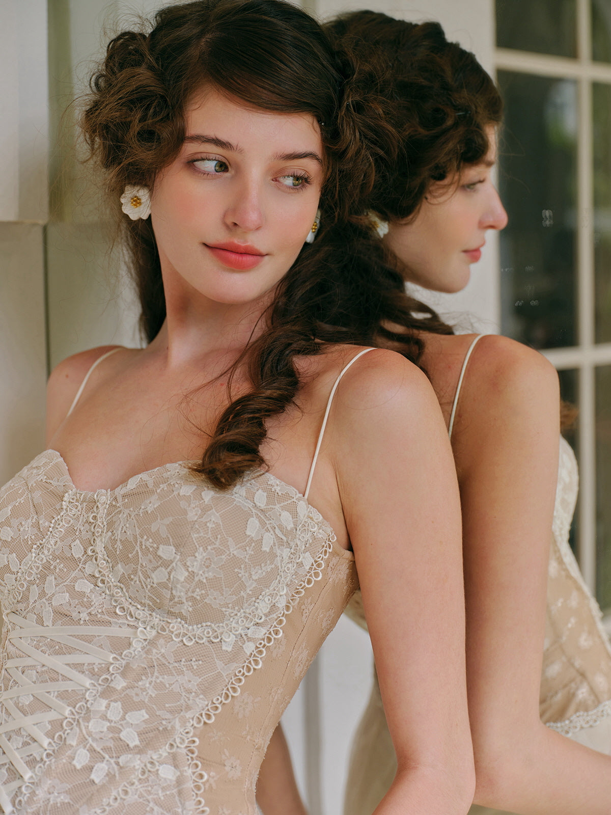 Eleanor's Timeless Lace Corset