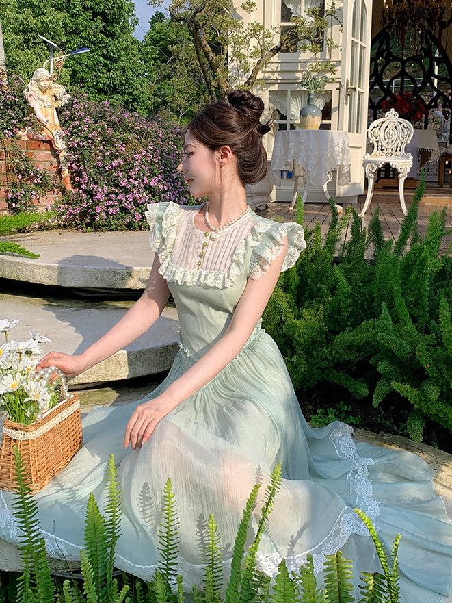 Lily's Enchanted Garden Mint Dress