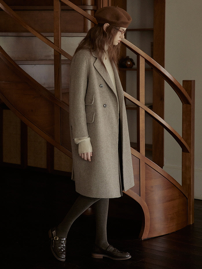 Timeless Wool Double-Breasted Coat