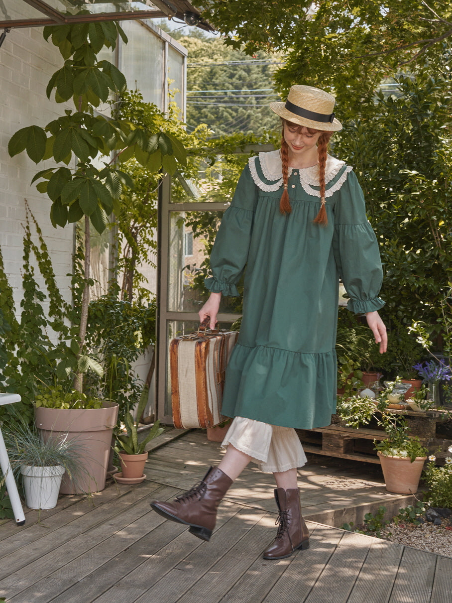 Anne's Green Vintage Roomwear