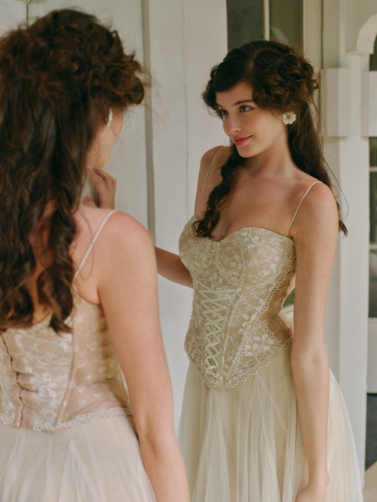 Eleanor's Timeless Lace Corset