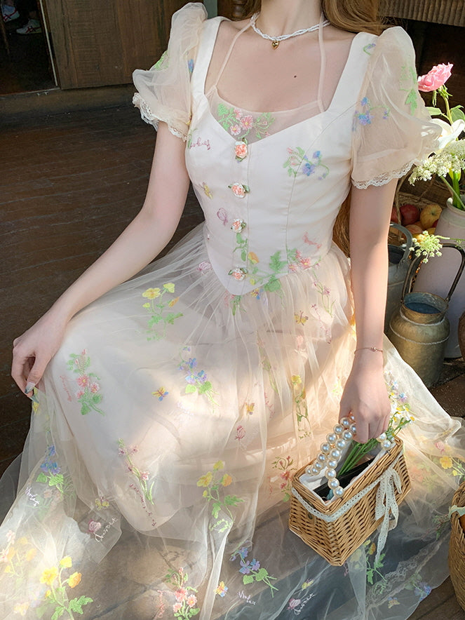 Ivy's Whimsical Bloom Dress