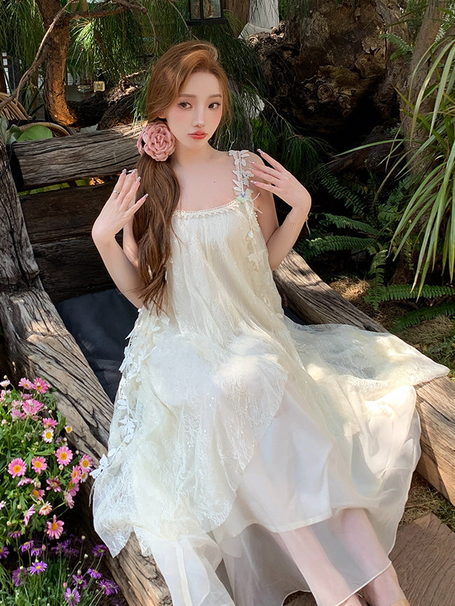 Elena's Enchanted Ivory Fairy Dress