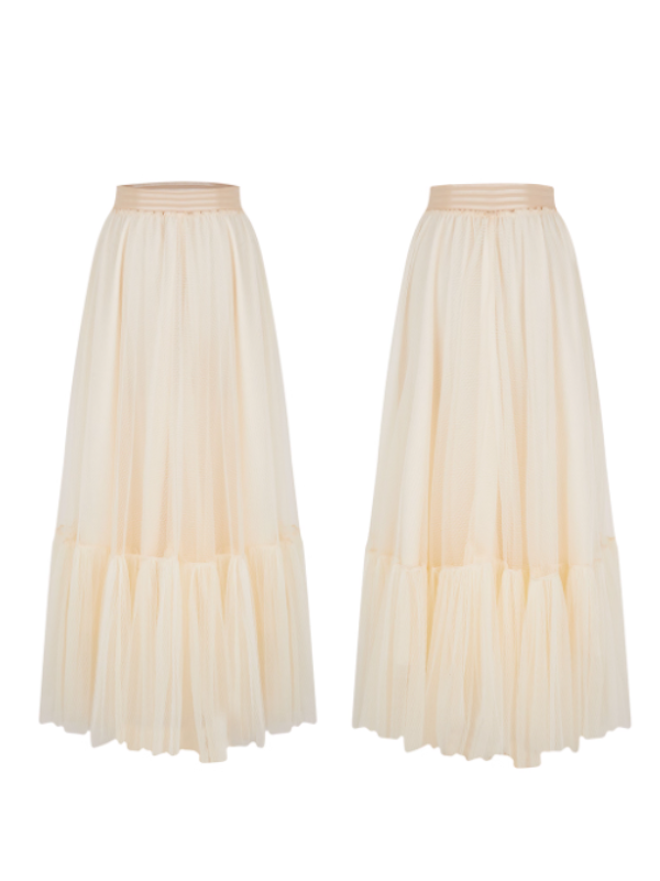Romantic Layered Tulle Skirt