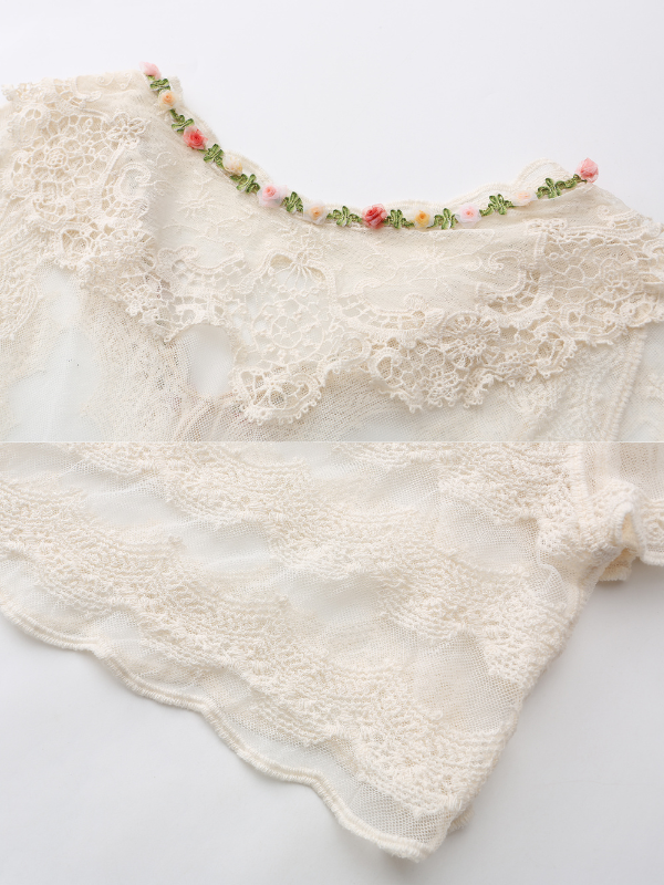 Blooming Lace Garden Shawl