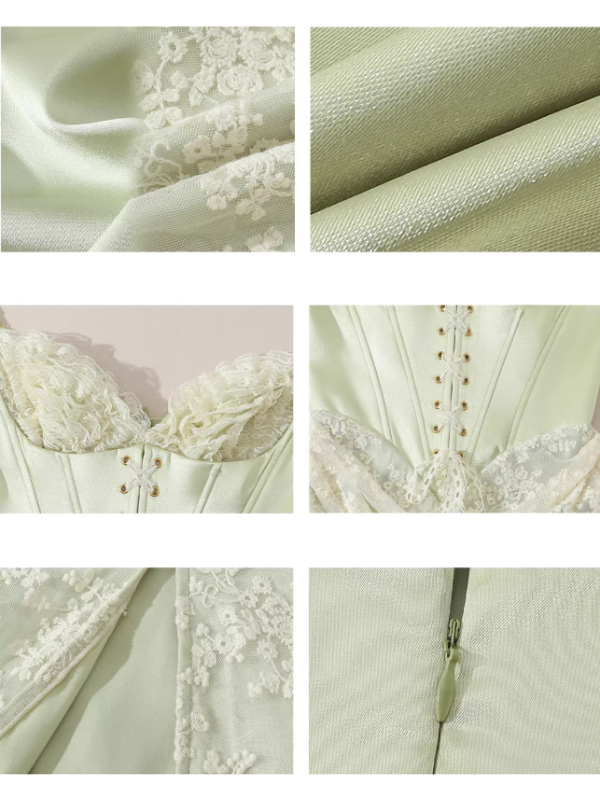 Verdant Blade Corset Dress