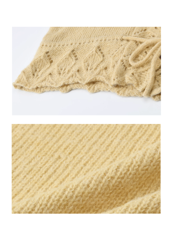 Golden Meadow Lace Knit Cardigan