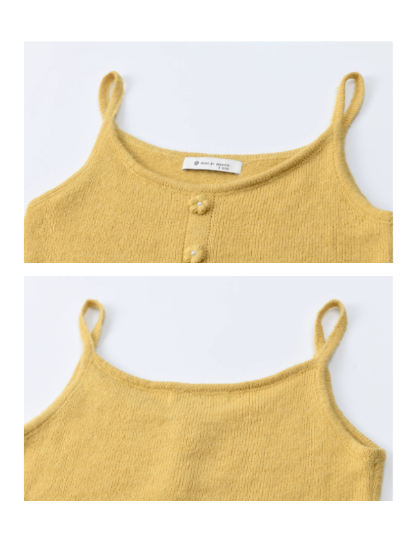 Golden Meadow Knit Camisole & Cardigan Set