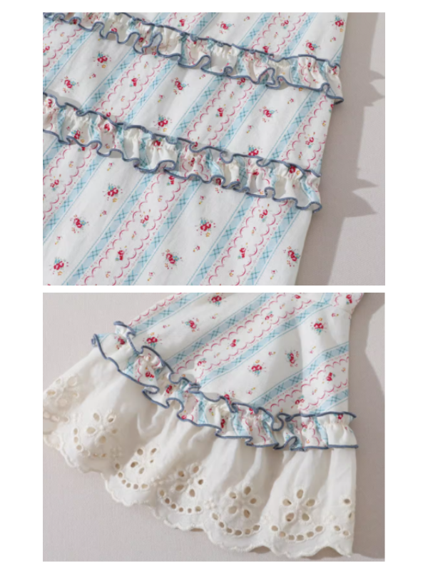 Bluebell Whisper Ribbon Dress