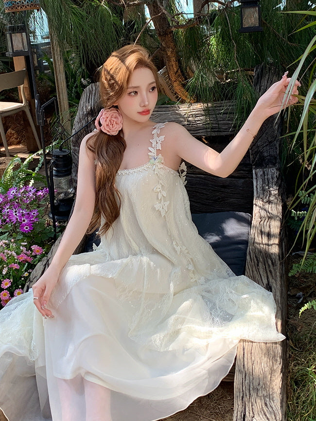 Elena's Enchanted Ivory Fairy Dress