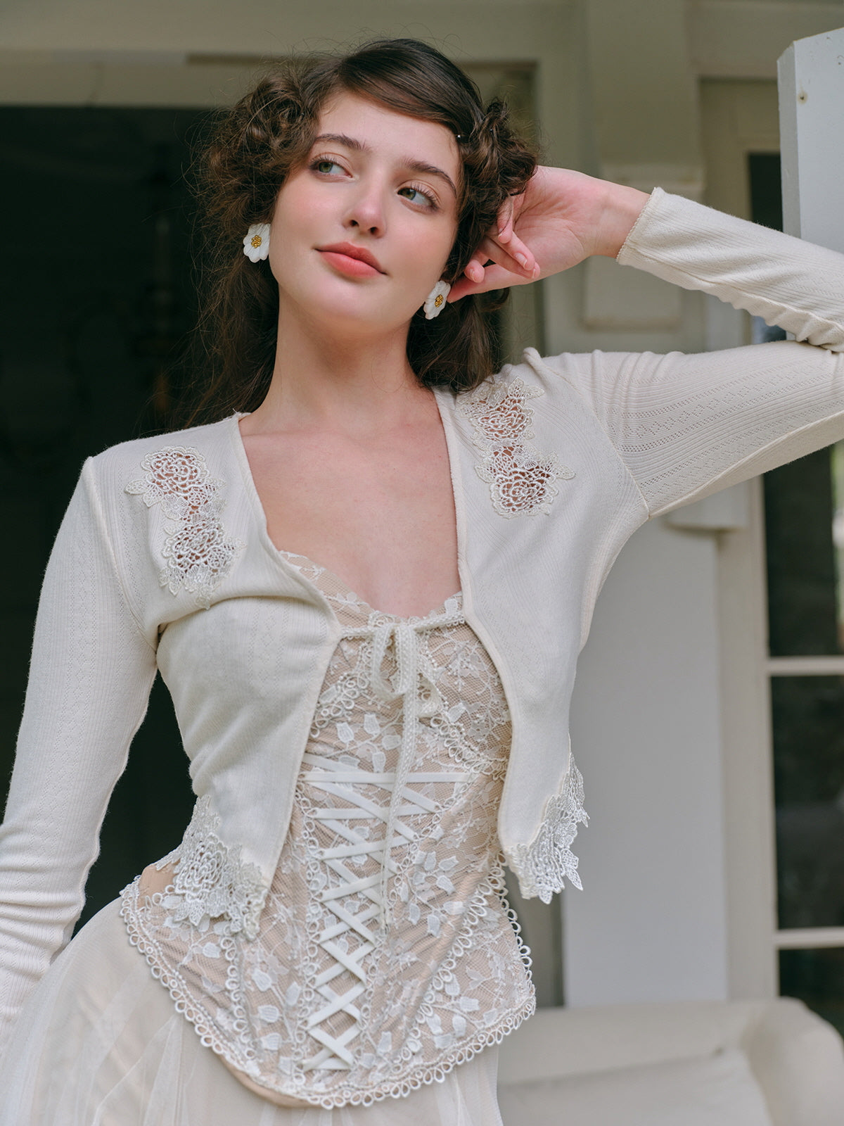 Eleanor's Timeless Lace Corset