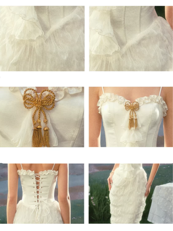 Ivory Heirloom Corset Dress