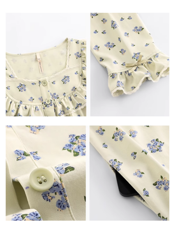 Cottage Floral Cotton Nightgown