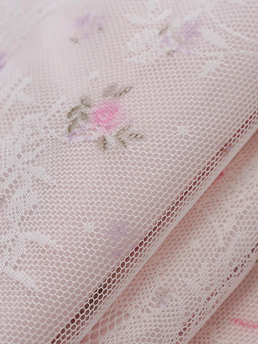 Blush Lace Blossom Dress