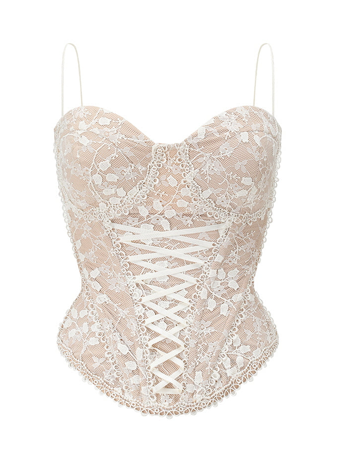 Eleanor's Timeless Lace Corset