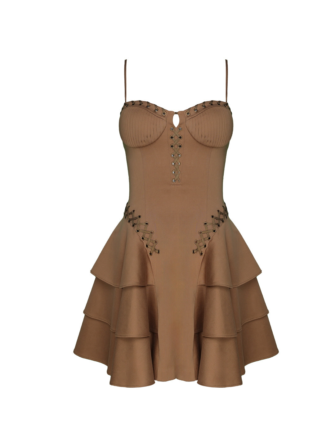 Desert Bloom Tiered Mini Dress